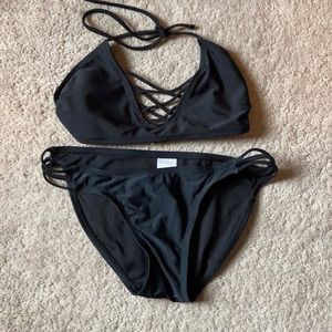 Black Target Bikini
